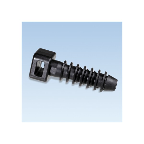 Masonry Push Mount, Standard, BL, .19" (4.8m, SGMPMS19-C0, PK 100
